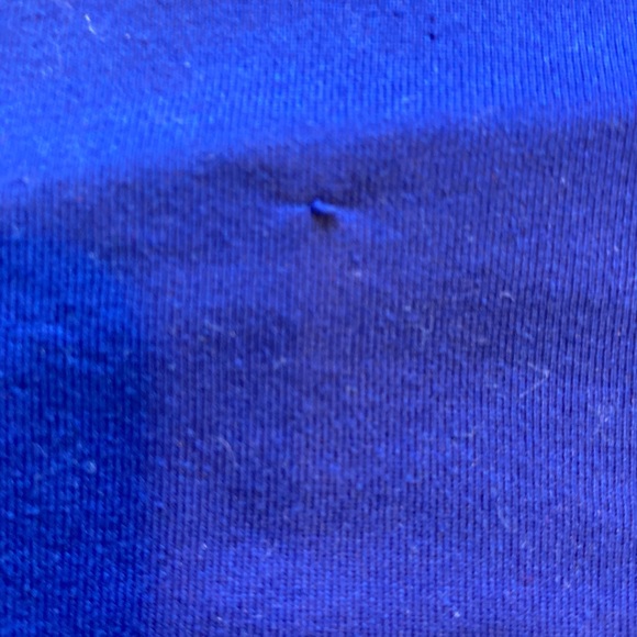 Blue Under Armour Heatgear Long Sleeve Tee - Picture 4 of 6